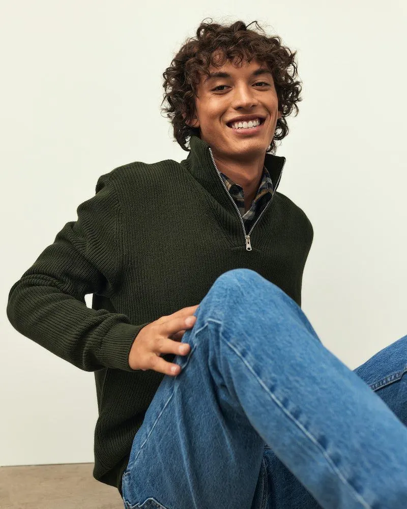 M Tom Half Zip Knit