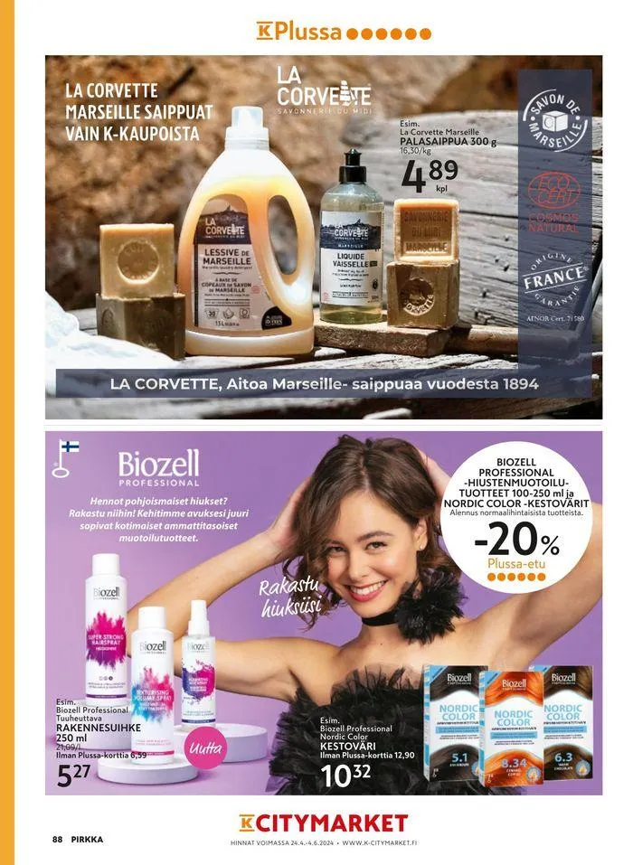 Pirkka 5/2024 voimassa alkaen 24. huhtikuuta - 31. toukokuuta 2024 - Tarjouslehti sivu 94