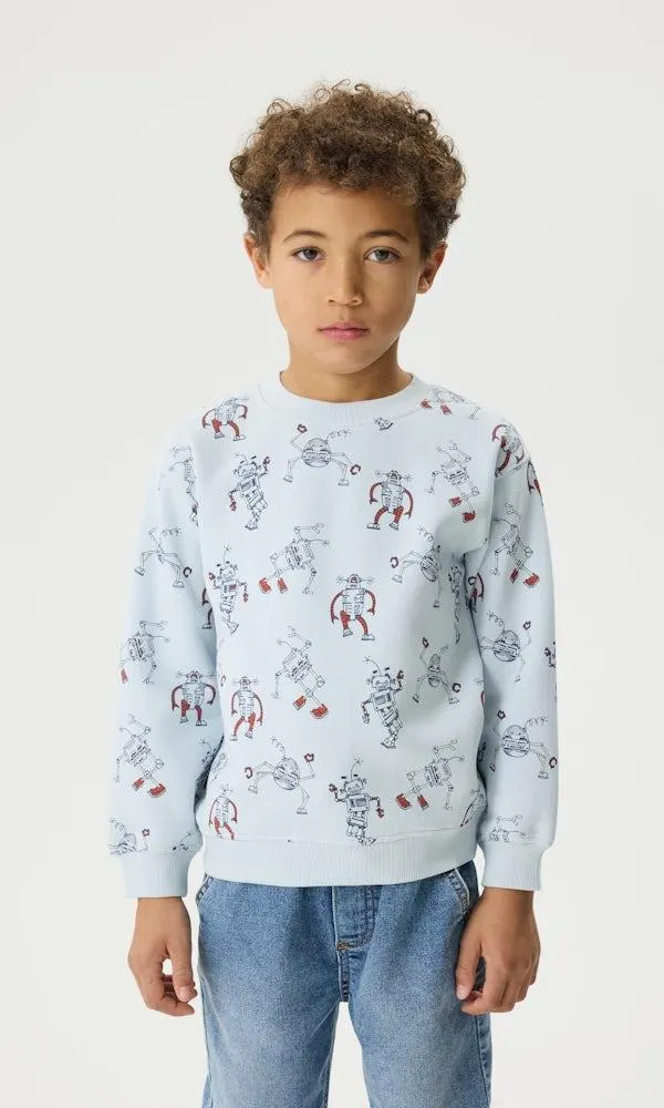 Collegepusero puuvillasekoitetta