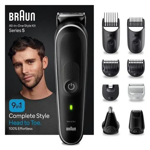 BRAUN ALL IN ONE SERIES 5 MGK5410 9-IN-1 PARTATRIMMERI