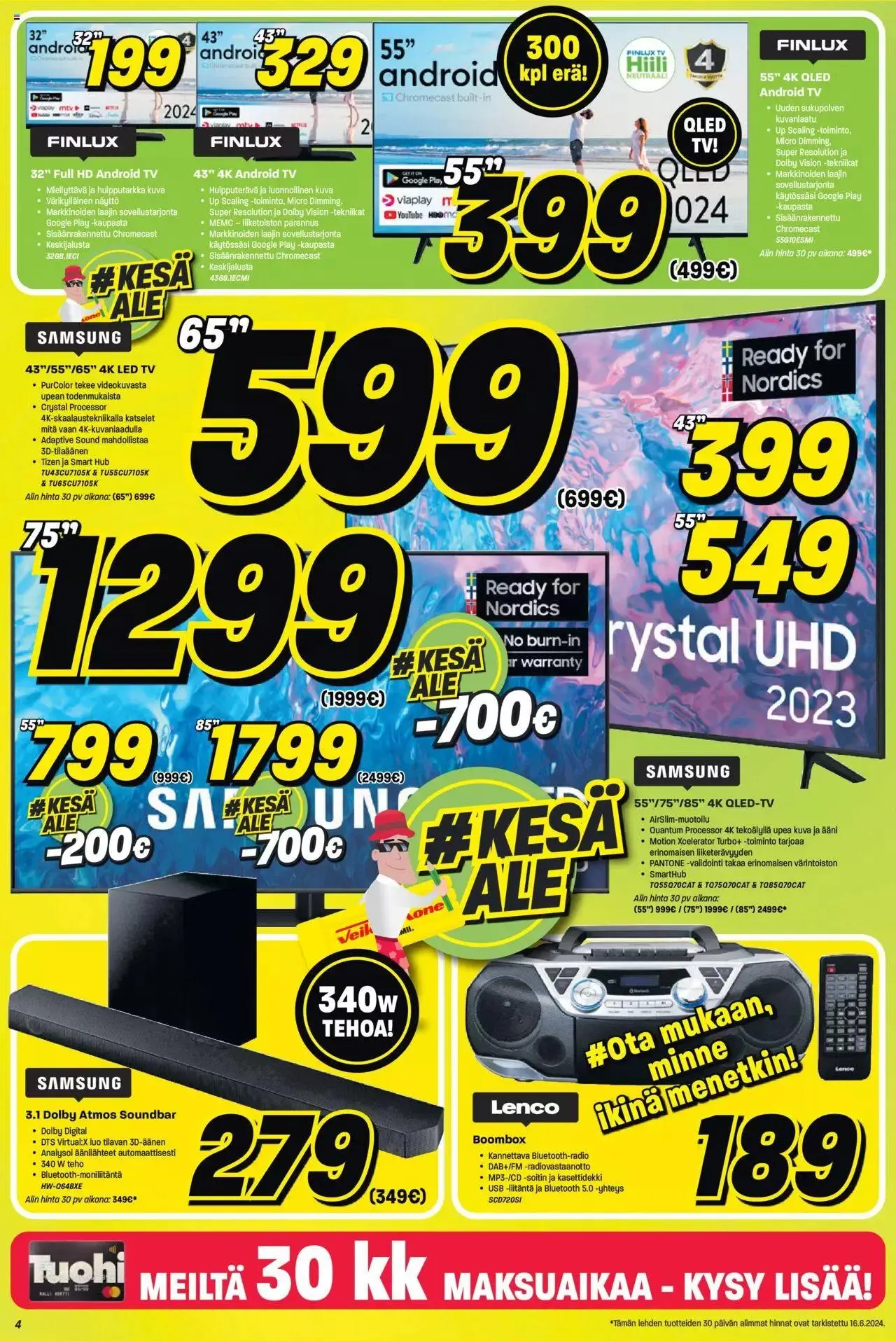 Veikon Kone tarjoukset voimassa alkaen 17. kesäkuuta - 23. kesäkuuta 2024 - Tarjouslehti sivu 4