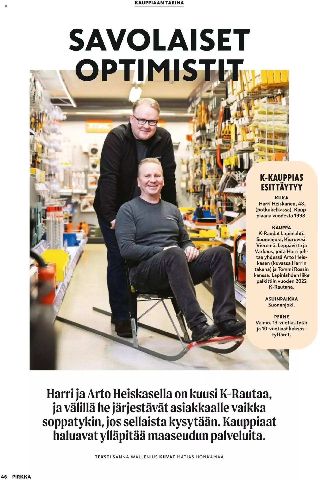 K-Market - Pirkka voimassa alkaen 27. maaliskuuta - 23. huhtikuuta 2024 - Tarjouslehti sivu 46