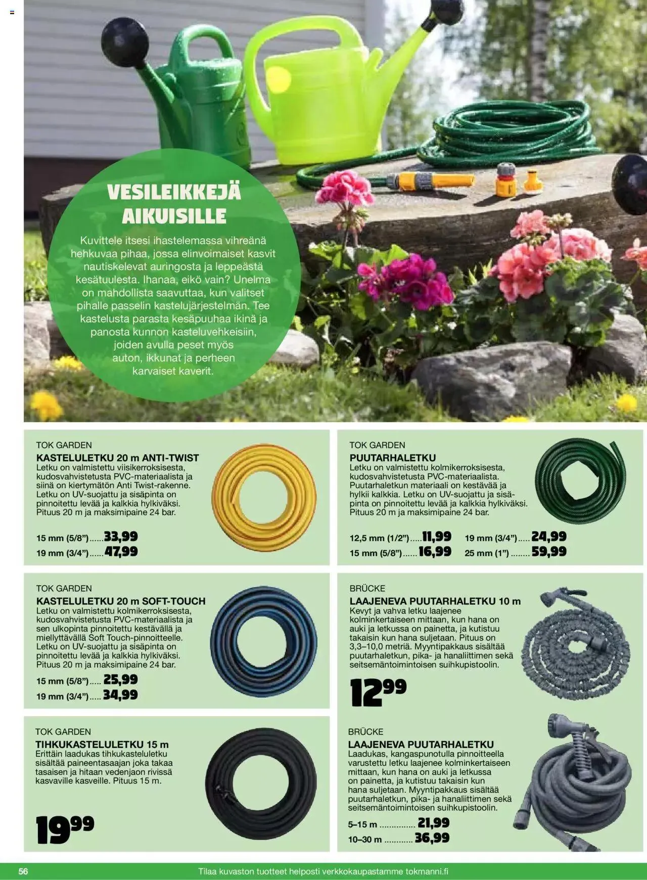 Tokmanni - Kesä 2024 voimassa alkaen 1. huhtikuuta - 31. joulukuuta 2024 - Tarjouslehti sivu 56