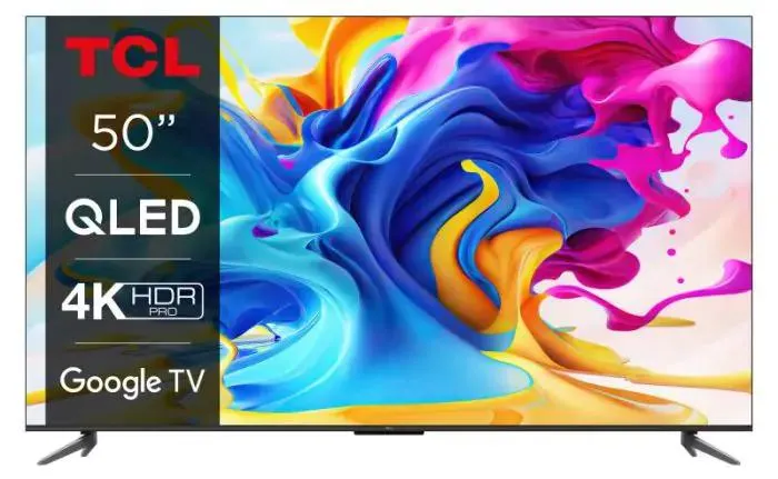 Tcl TV QLED 50" 4K 50C645 Google TV