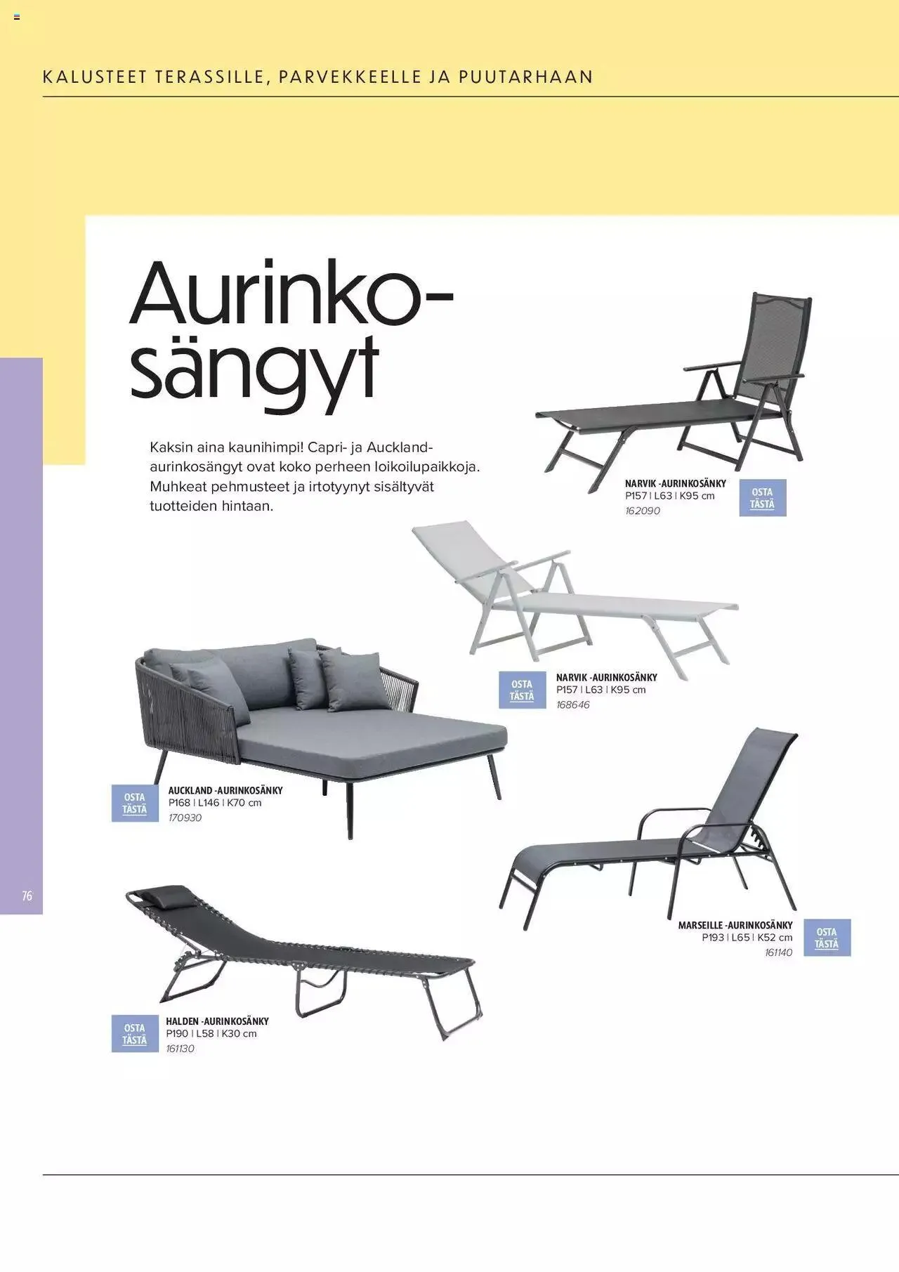 Masku tarjoukset - KESÄ 2024 voimassa alkaen 1. huhtikuuta - 31. joulukuuta 2024 - Tarjouslehti sivu 76