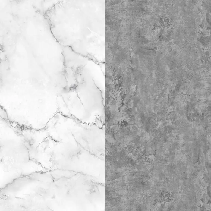 Alumiinikomposiittilevy Stocksund Stole U3 valkoinen marmori / tumma sementti