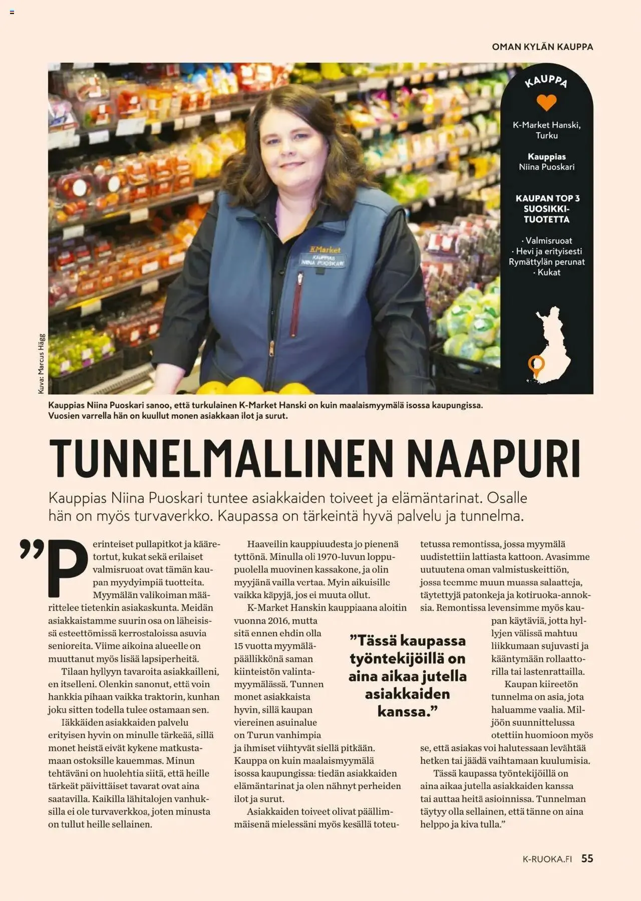 K-Market - K-Ruoka voimassa alkaen 25. syyskuuta - 26. marraskuuta 2024 - Tarjouslehti sivu 55