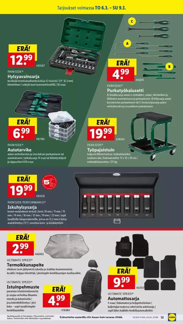 Houkuttelevia erikoistarjouksia kaikille voimassa alkaen 3. maaliskuuta - 12. maaliskuuta 2025 - Tarjouslehti sivu 17