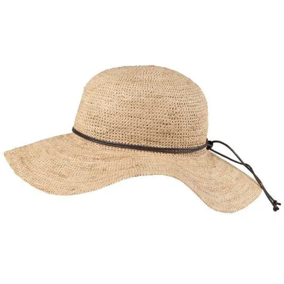 Salon hattu Straw Raffia Crochet