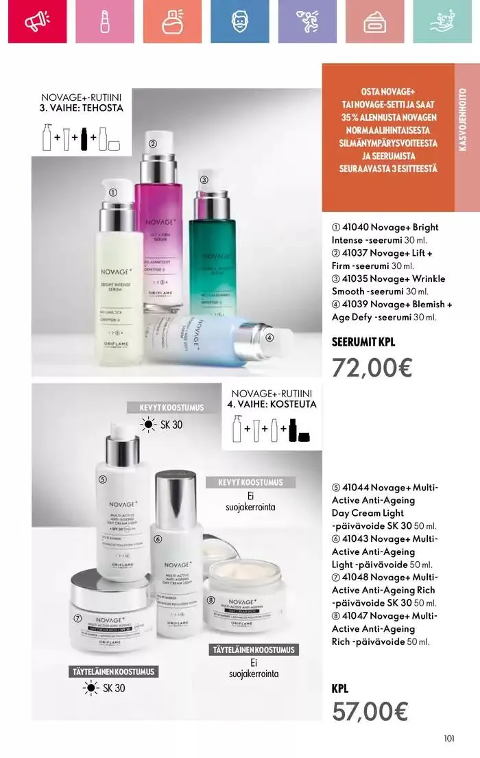 Oriflame tarjoukset voimassa alkaen 9. maaliskuuta - 29. maaliskuuta 2025 - Tarjouslehti sivu 101