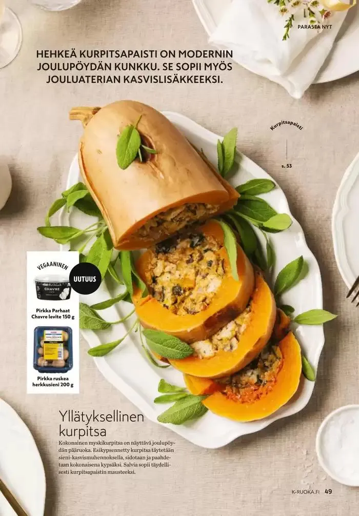 K-Ruoka 12/2024 voimassa alkaen 27. marraskuuta - 11. joulukuuta 2024 - Tarjouslehti sivu 43