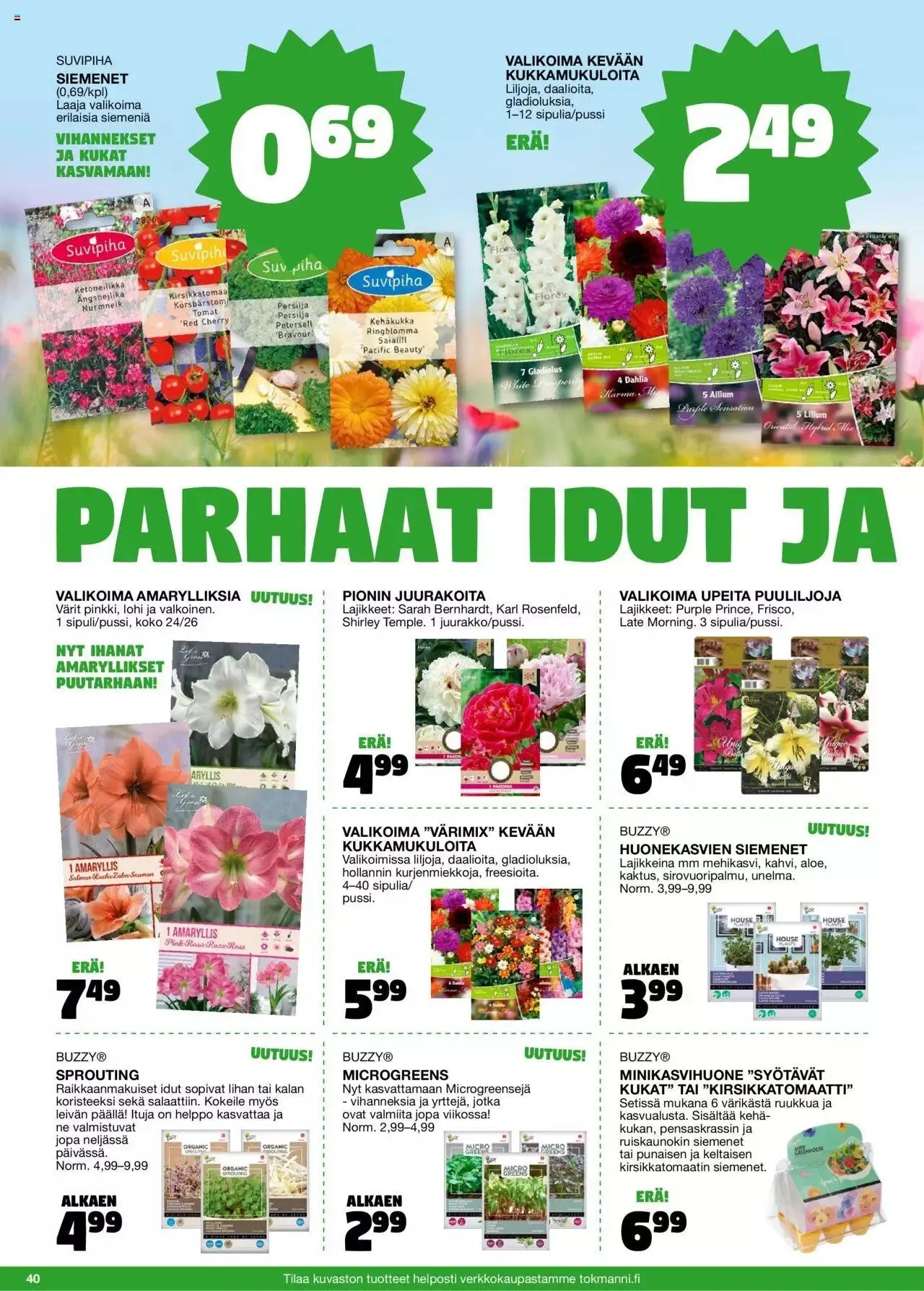 Tokmanni - Kesä 2023 voimassa alkaen 17. huhtikuuta - 31. joulukuuta 2023 - Tarjouslehti sivu 40