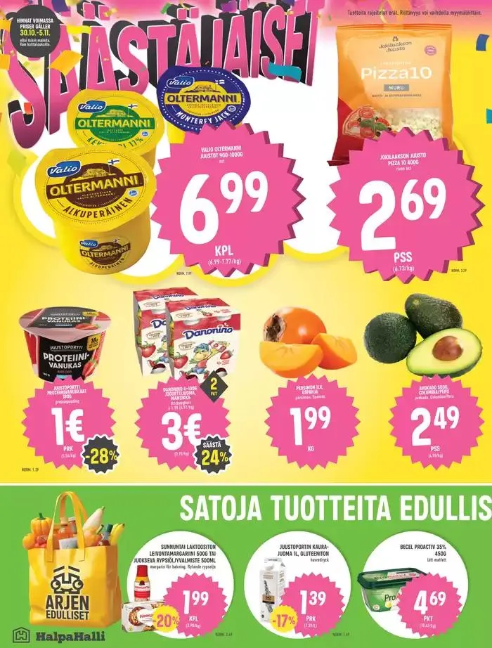 HalpaHalli tarjoukset voimassa alkaen 29. lokakuuta - 12. marraskuuta 2024 - Tarjouslehti sivu 2