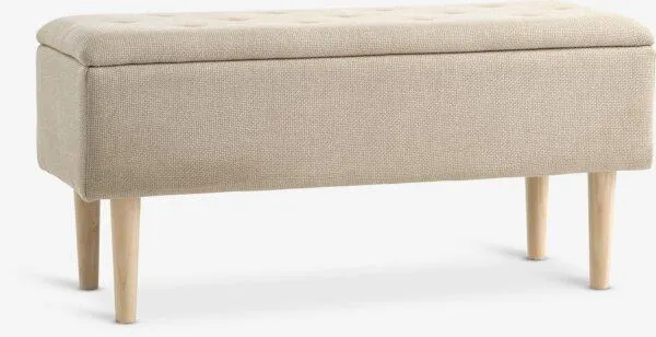 Bancă BADSTED depozitare bej