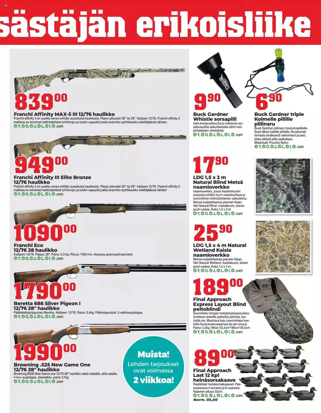 Kärkkäinen tarjoukset - Keski-Pohjanmaan painos voimassa alkaen 16. elokuuta - 29. elokuuta 2023 - Tarjouslehti sivu 5