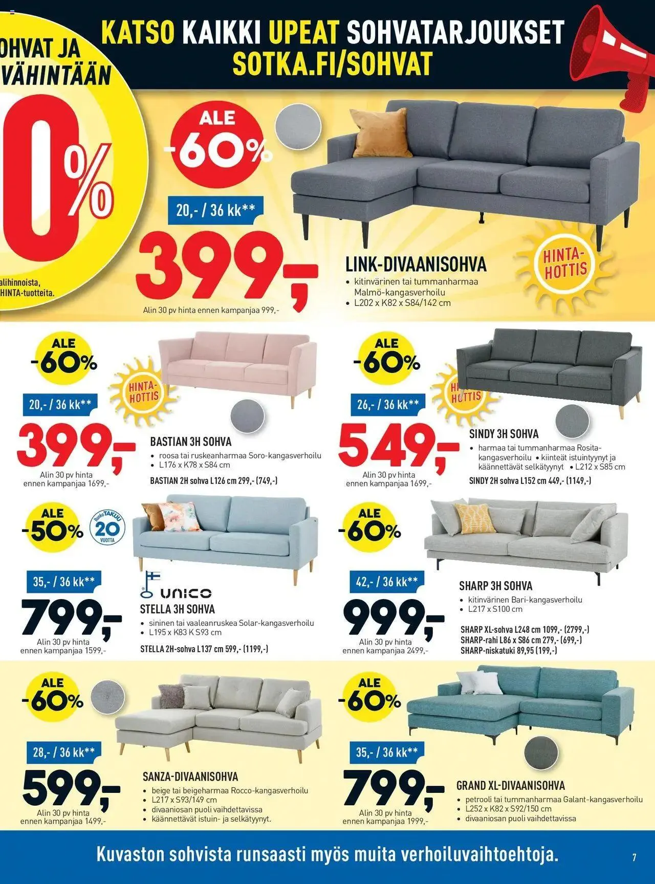 Sotka tarjoukset voimassa alkaen 17. heinäkuuta - 31. joulukuuta 2024 - Tarjouslehti sivu 7