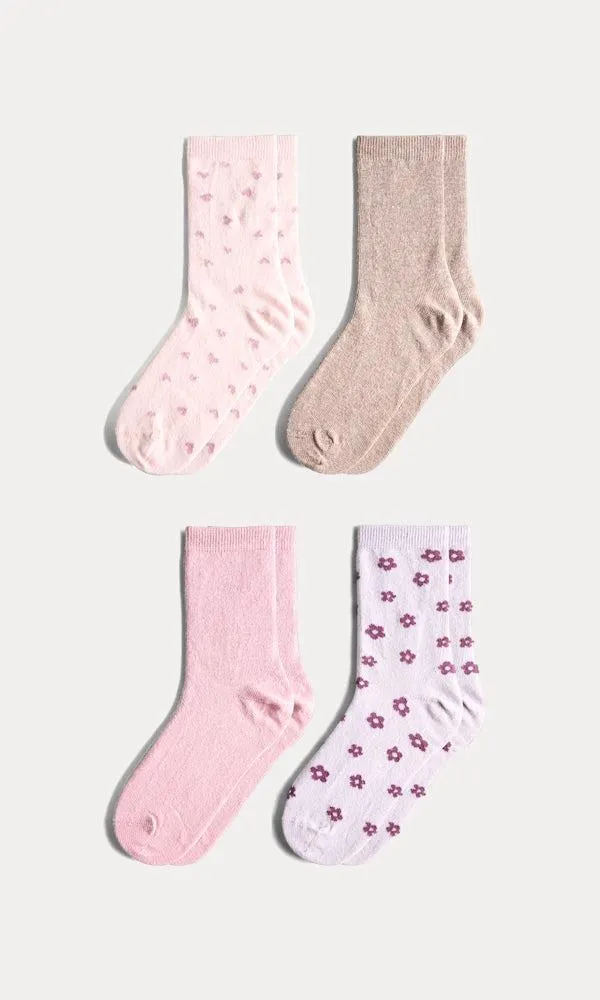 4-pack sukat kuvioilla