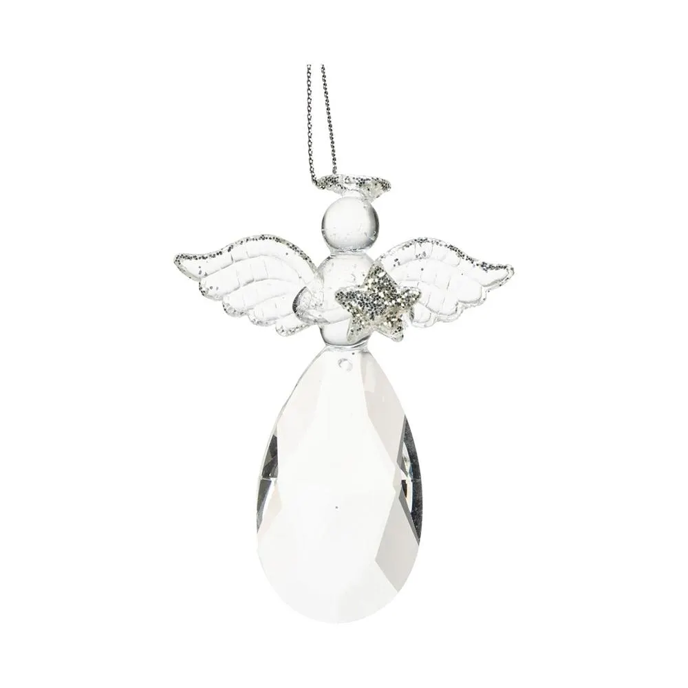 Enkeli 7cm lasikristalli