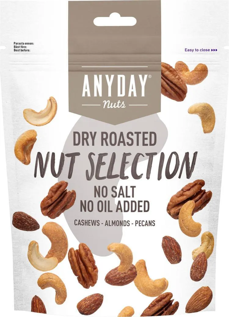 Anyday Nut selection pähkinäsekoitus 140g