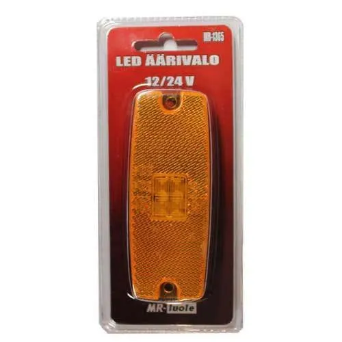 MR-tuote led-äärivalo 12/24V oranssi