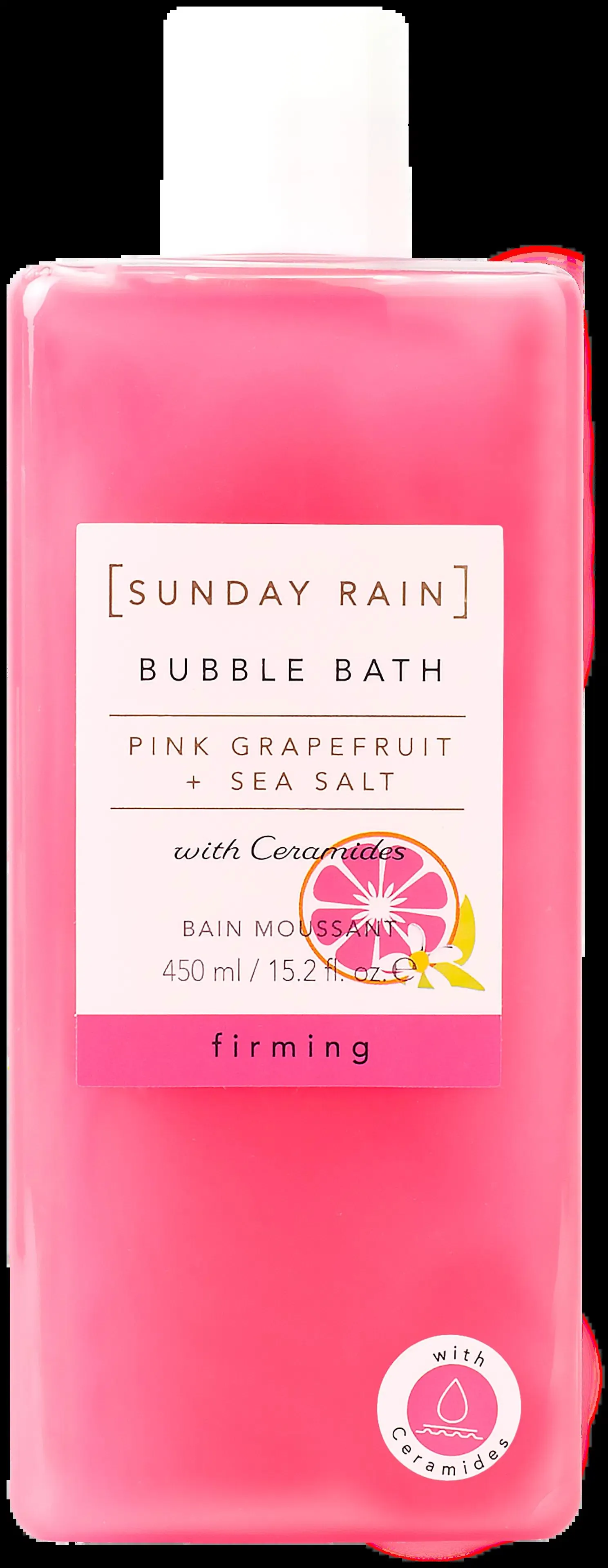 Sunday Rain Pink Grapefruit & Sea Salt kylpyvaahto 450 ml