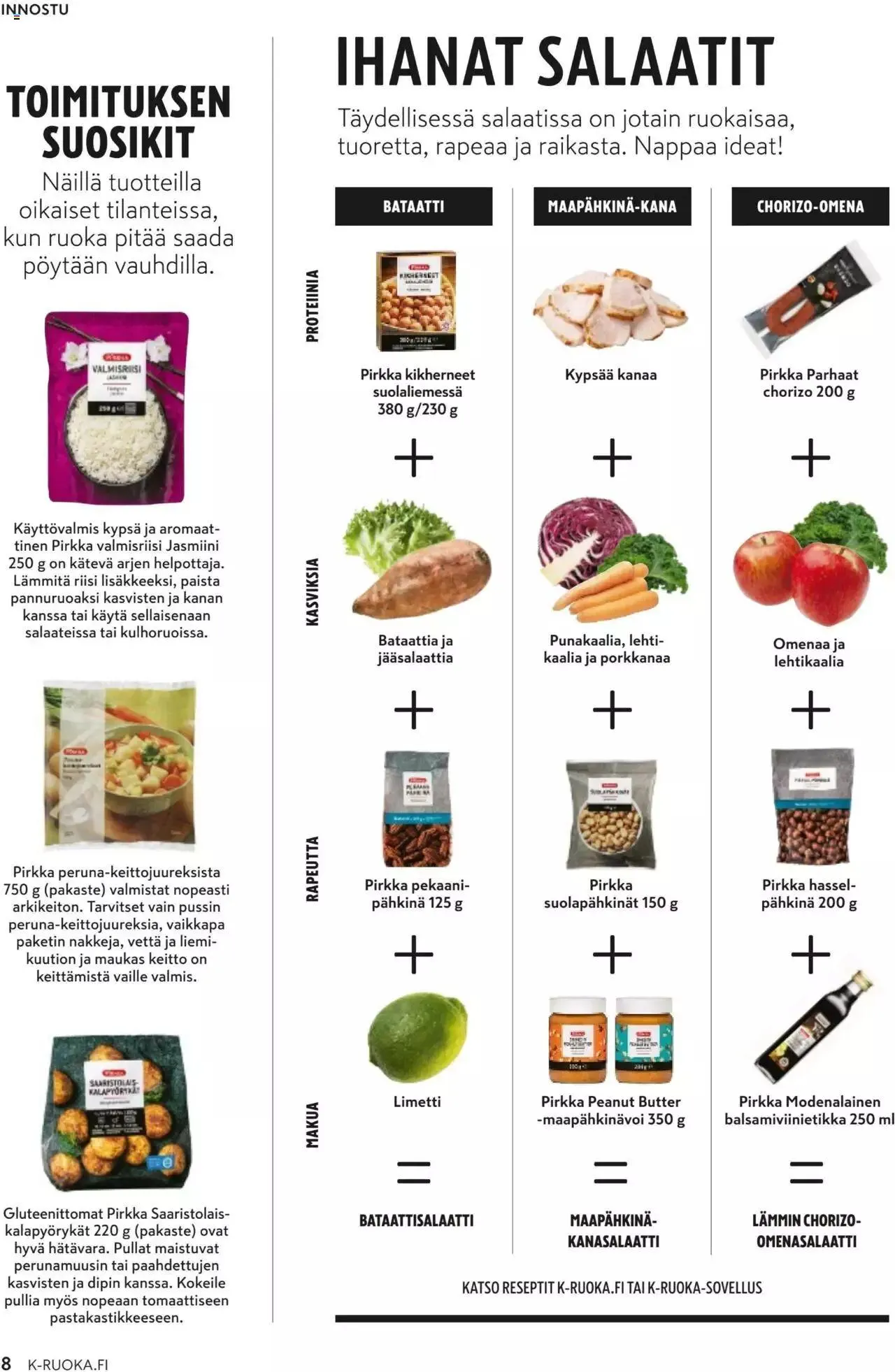 K-Market tarjoukset K-Ruoka 9/2023 voimassa alkaen 30. elokuuta - 3. lokakuuta 2023 - Tarjouslehti sivu 8
