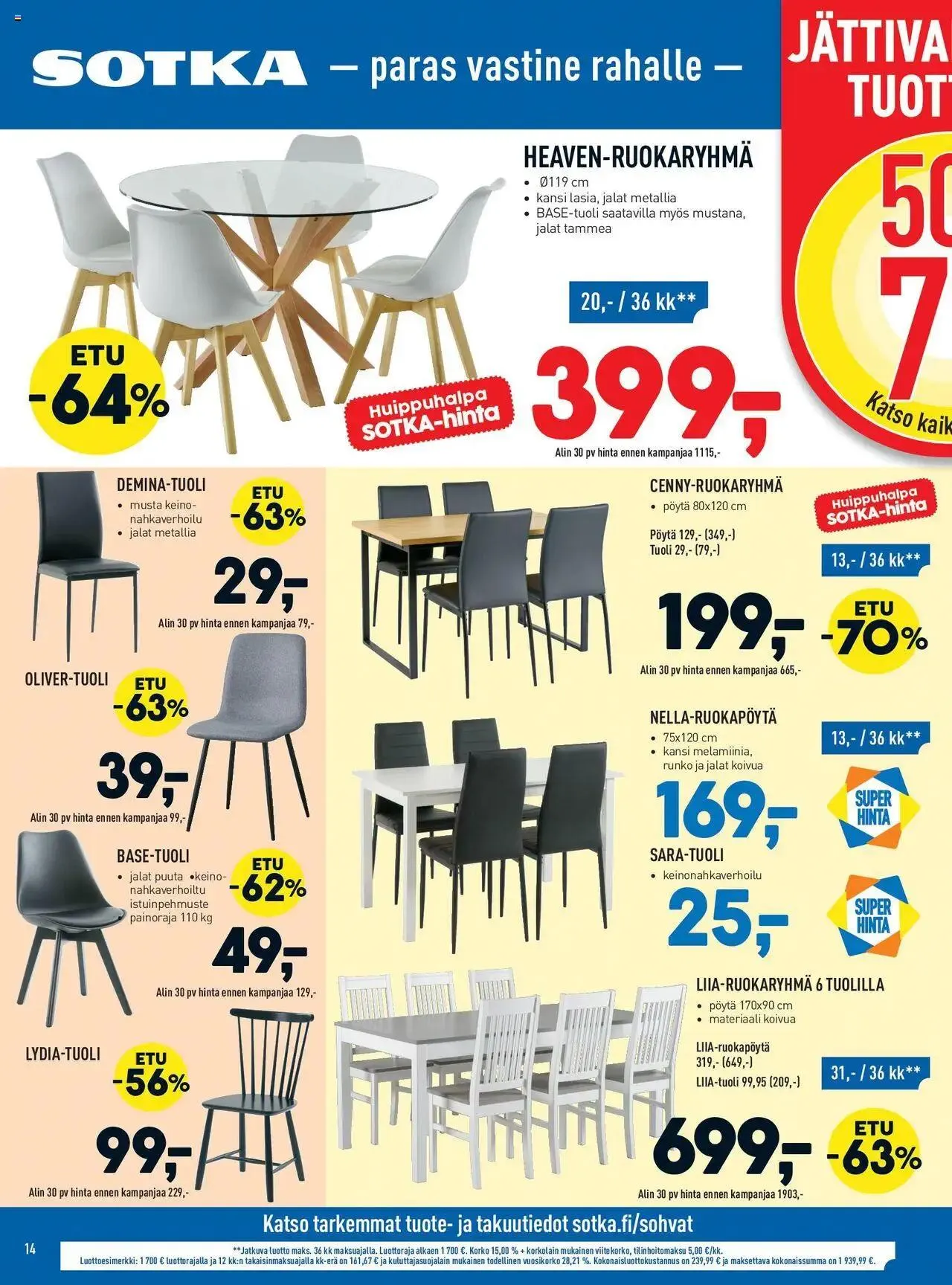 Sotka tarjoukset voimassa alkaen 1. lokakuuta - 31. joulukuuta 2024 - Tarjouslehti sivu 14