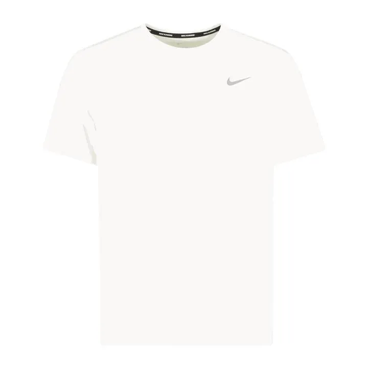 Nike Dri-FIT UV Miler Short-Sleeve, t-paita miehet, Valkoinen