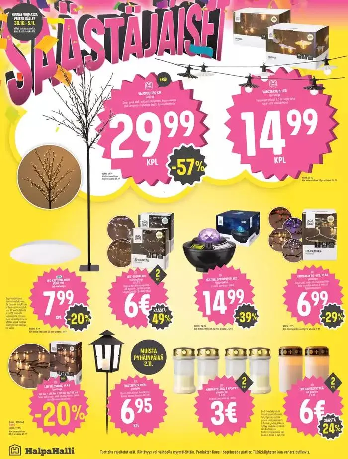HalpaHalli tarjoukset voimassa alkaen 29. lokakuuta - 12. marraskuuta 2024 - Tarjouslehti sivu 10