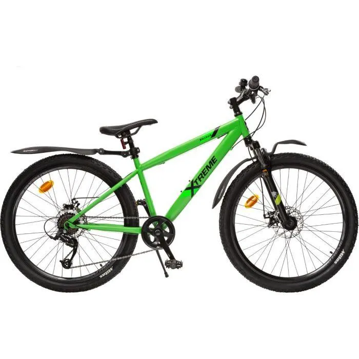 Sniper maastopyörä 7 vaihdetta 26" vihreä, 38 cm