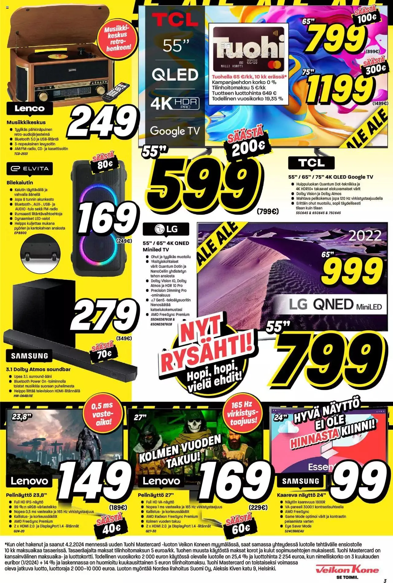 Veikon Kone tarjoukset voimassa alkaen 29. tammikuuta - 4. helmikuuta 2024 - Tarjouslehti sivu 3