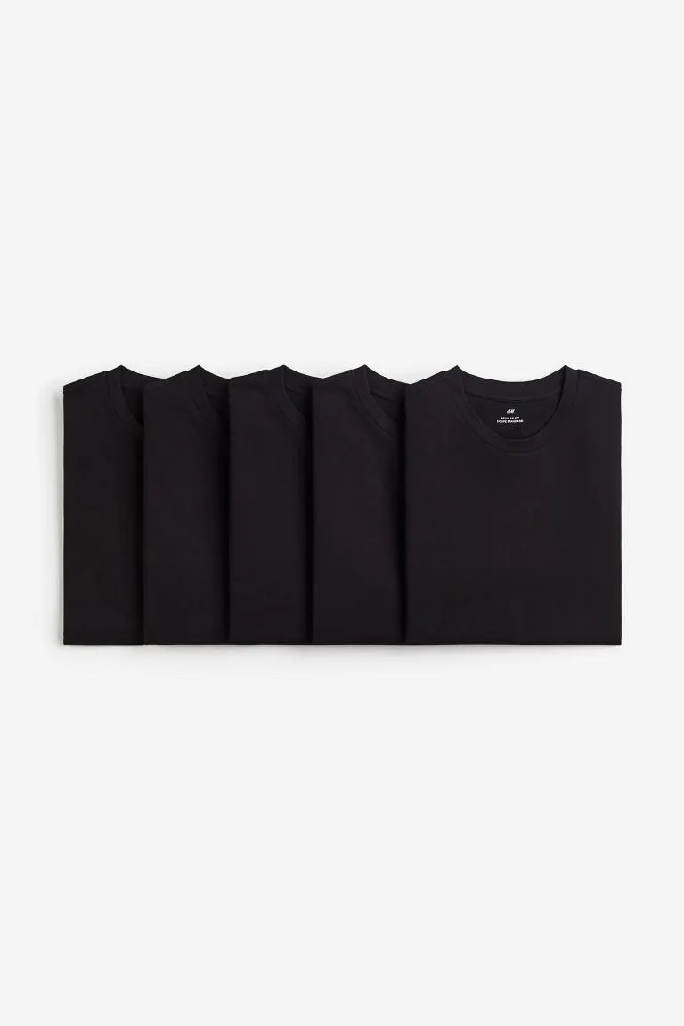 5-pack Regular Fit T-shirts