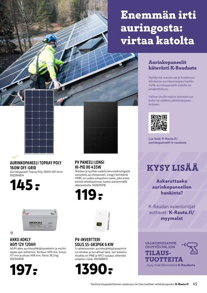 Autta alkuun ja eteenpain voimassa alkaen 24. toukokuuta - 4. kesäkuuta 2024 - Tarjouslehti sivu 45
