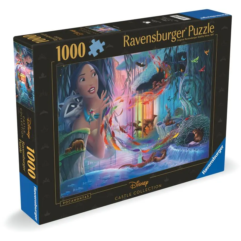 Palapeli Ravensburger 1000 palaa Disney Castle Pocahontas