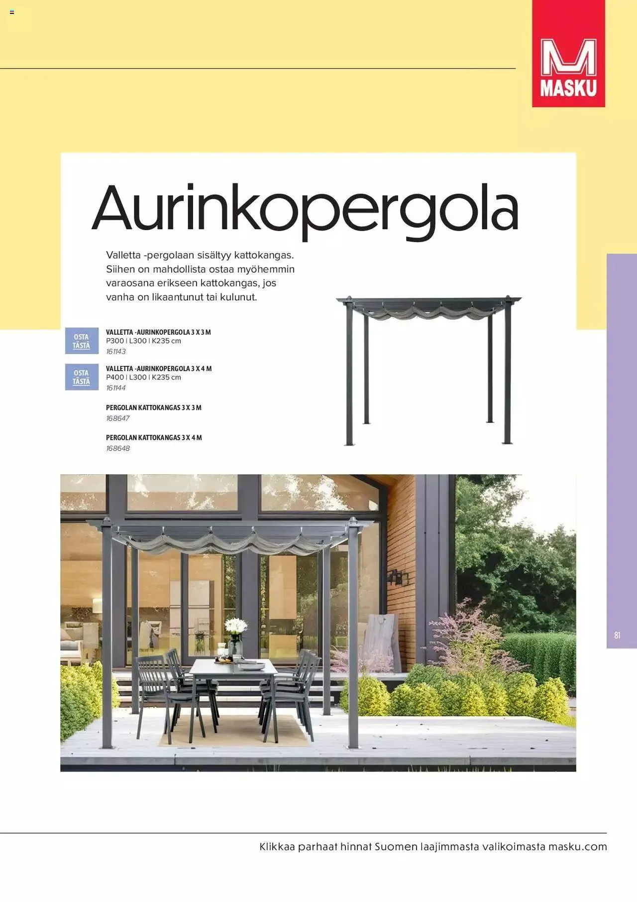 Masku tarjoukset - KESÄ 2024 voimassa alkaen 1. huhtikuuta - 31. joulukuuta 2024 - Tarjouslehti sivu 81