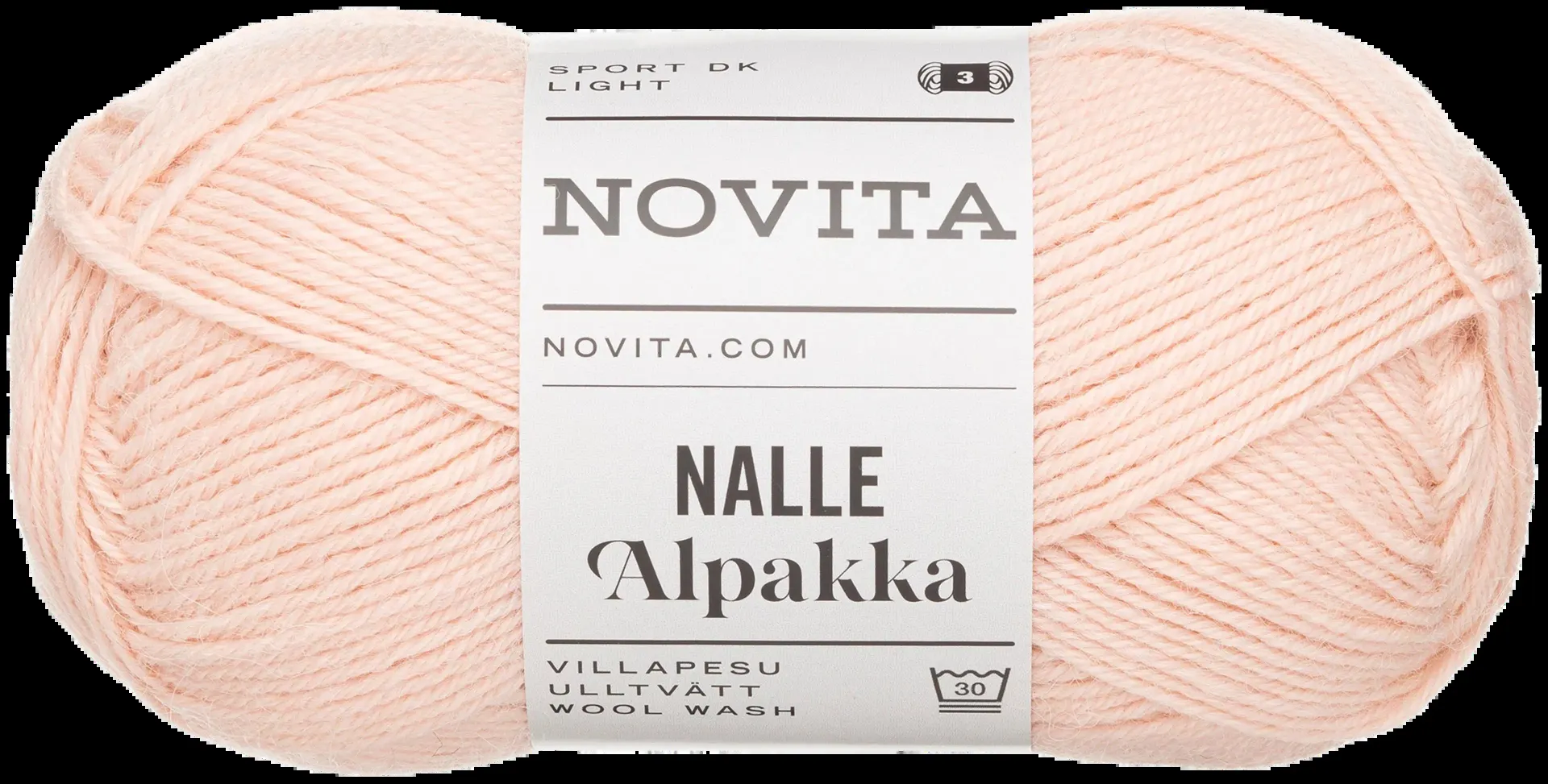 Novita lanka Nalle Alpakka 50g vaalea vanamo 5181