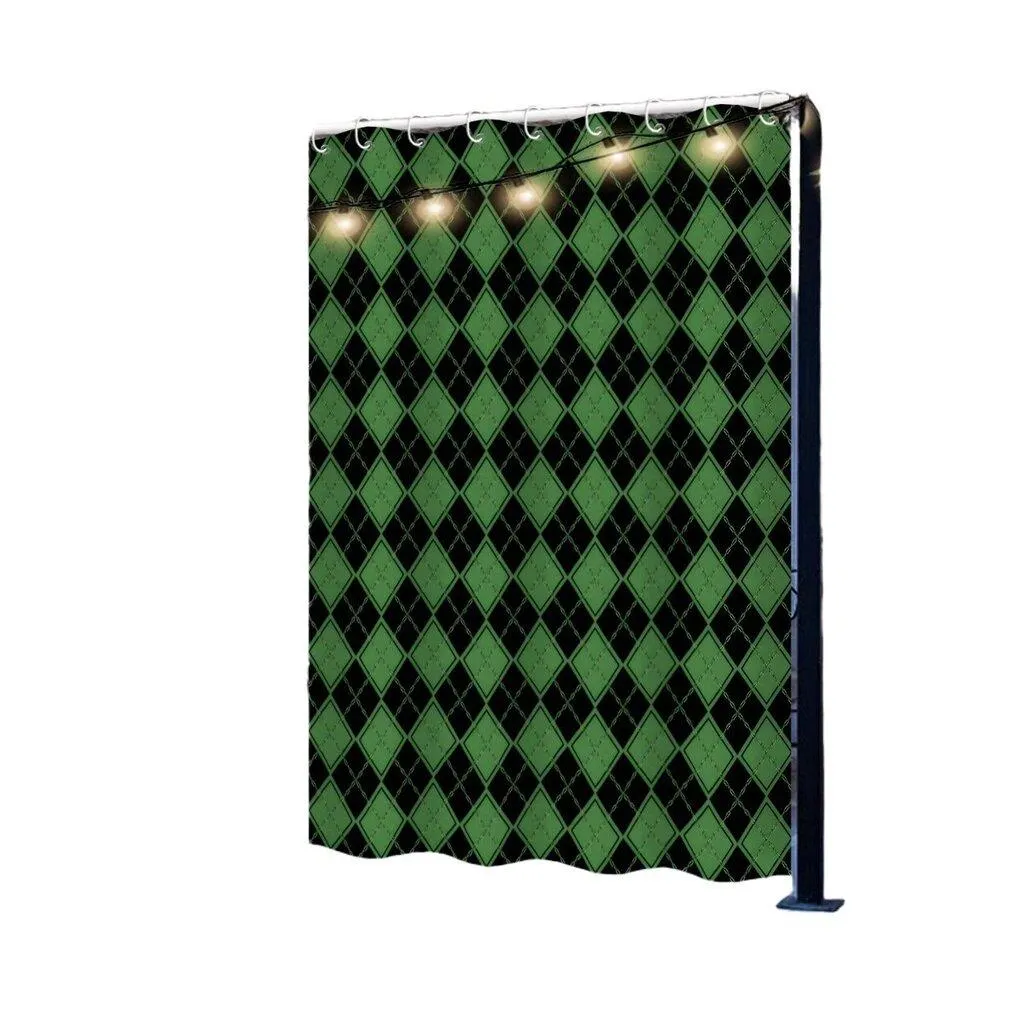 Polyesteri Ulkotila Verho Vedenpitävä Ripustimilla Pickify, 1PC-180X213cm/71*84in