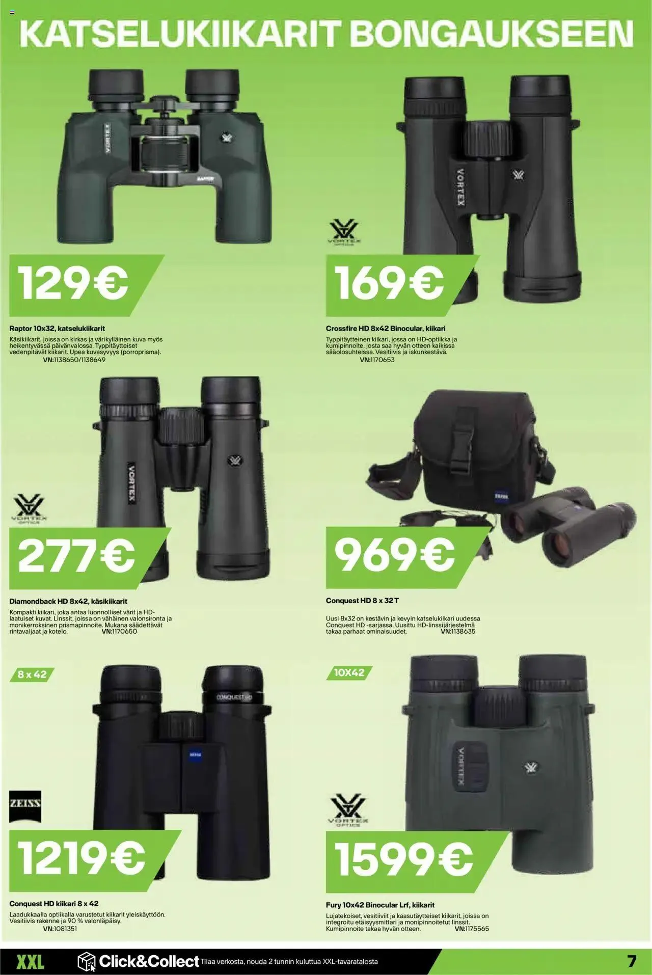 XXL tarjoukset voimassa alkaen 19. elokuuta - 25. elokuuta 2024 - Tarjouslehti sivu 7