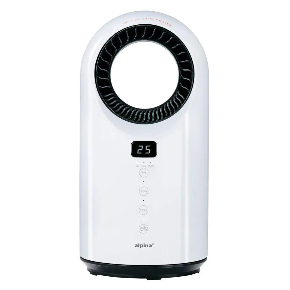 Alpina oskilloiva lämpöpuhallin 1000/1500 W