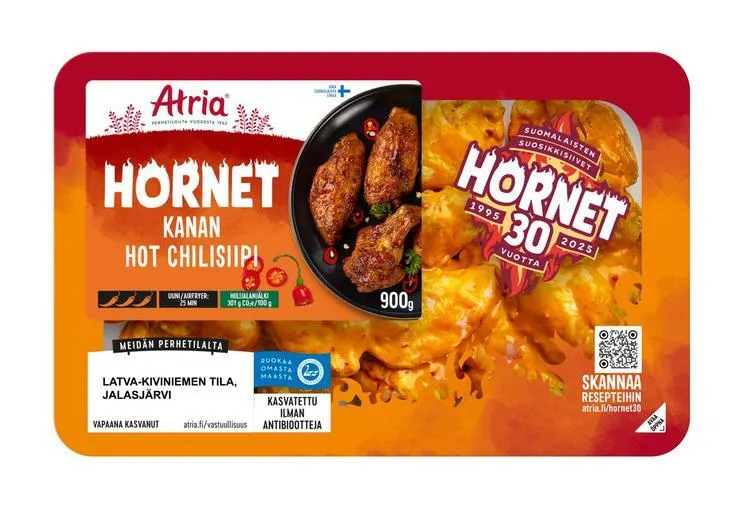 Atria Kanan Hornet Hot Chili Siipi 900g