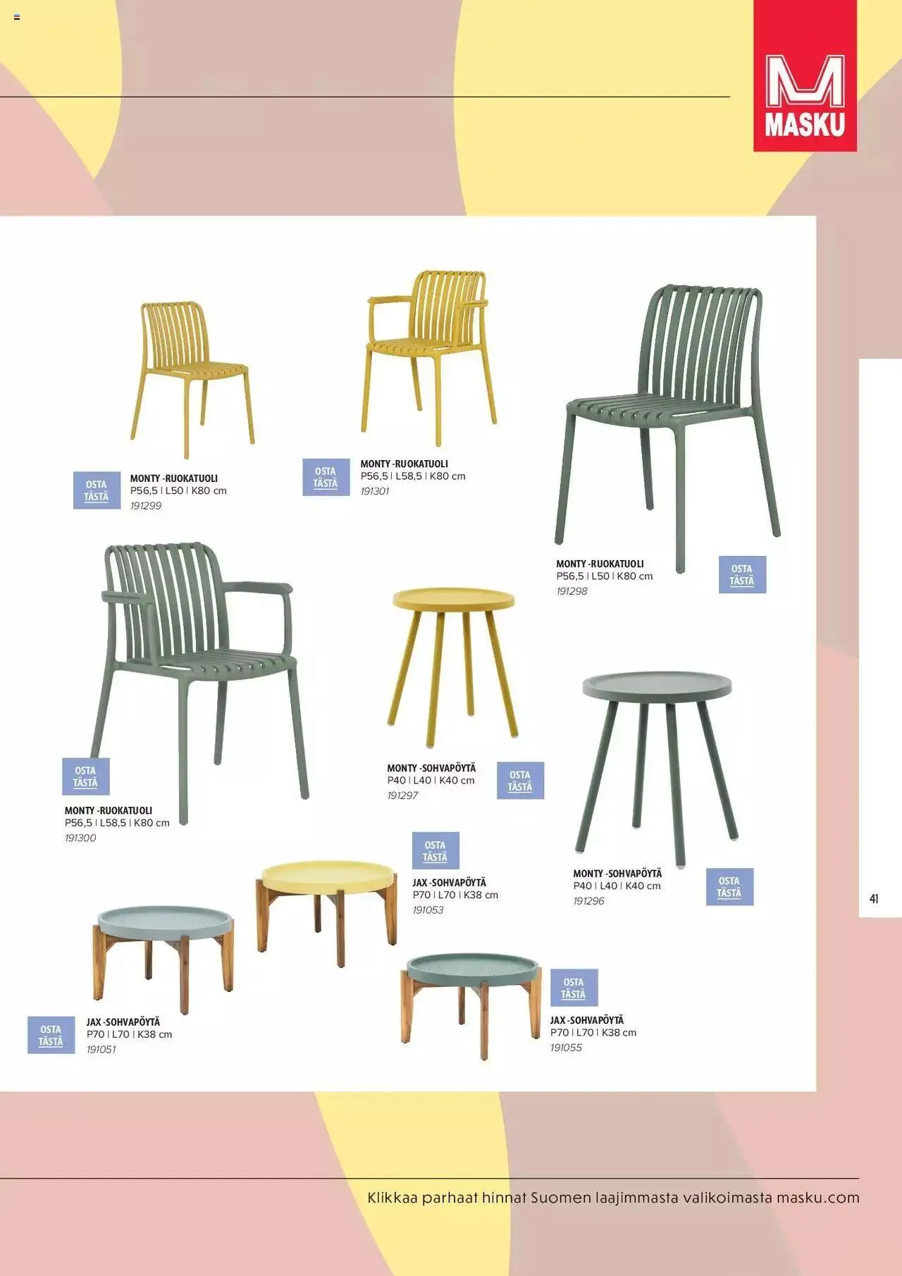 Masku tarjoukset - KESÄ 2024 voimassa alkaen 1. huhtikuuta - 31. joulukuuta 2024 - Tarjouslehti sivu 41