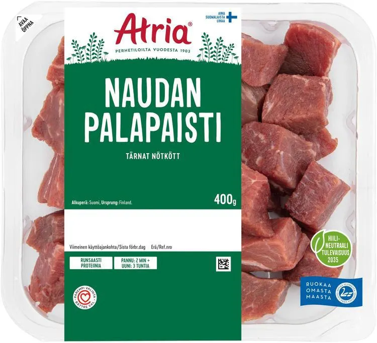 Atria Naudan Palapaisti 400g