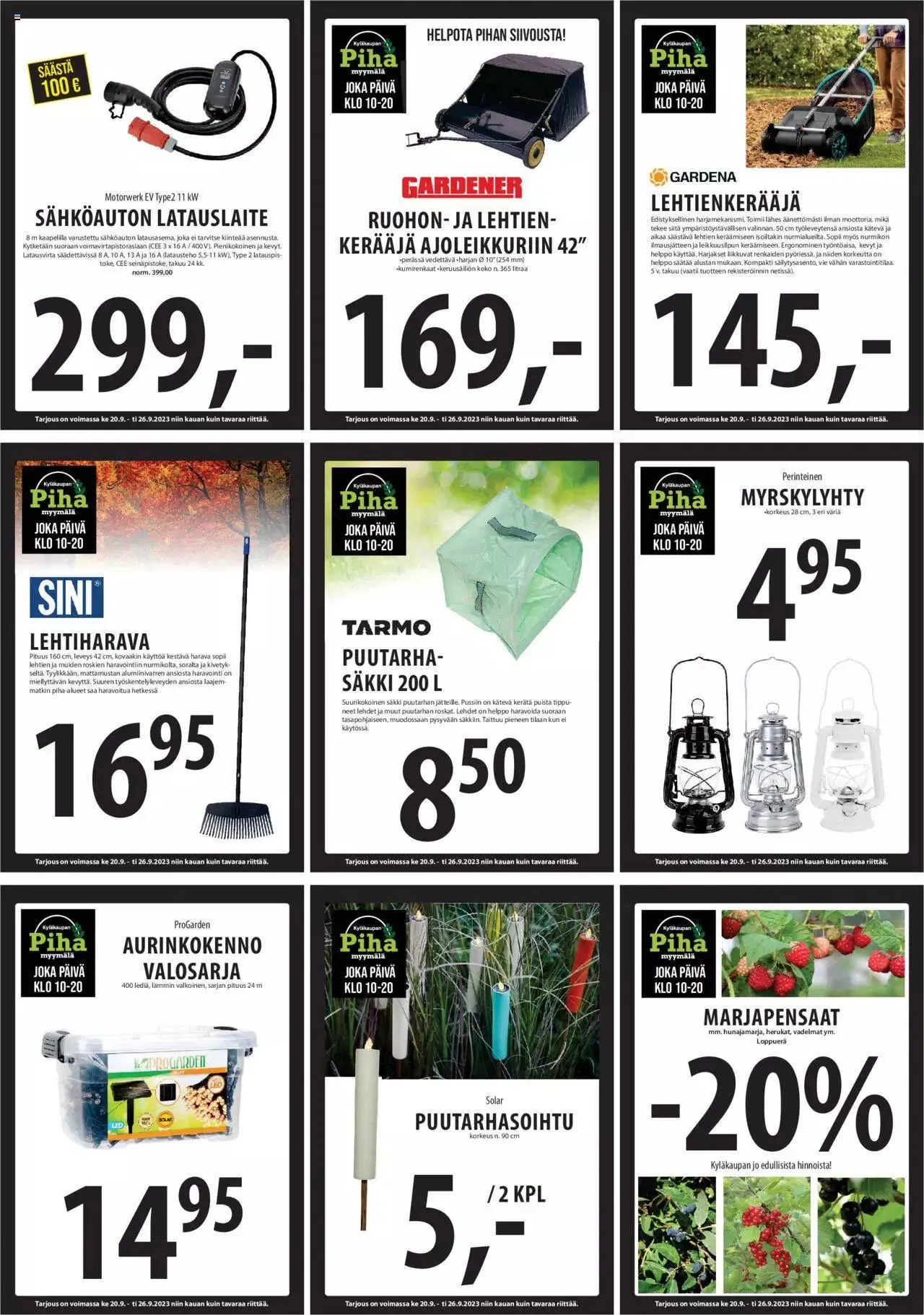 Tuuri tarjoukset voimassa alkaen 20. syyskuuta - 26. syyskuuta 2023 - Tarjouslehti sivu 14