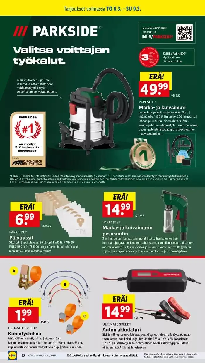 Houkuttelevia erikoistarjouksia kaikille voimassa alkaen 3. maaliskuuta - 12. maaliskuuta 2025 - Tarjouslehti sivu 16