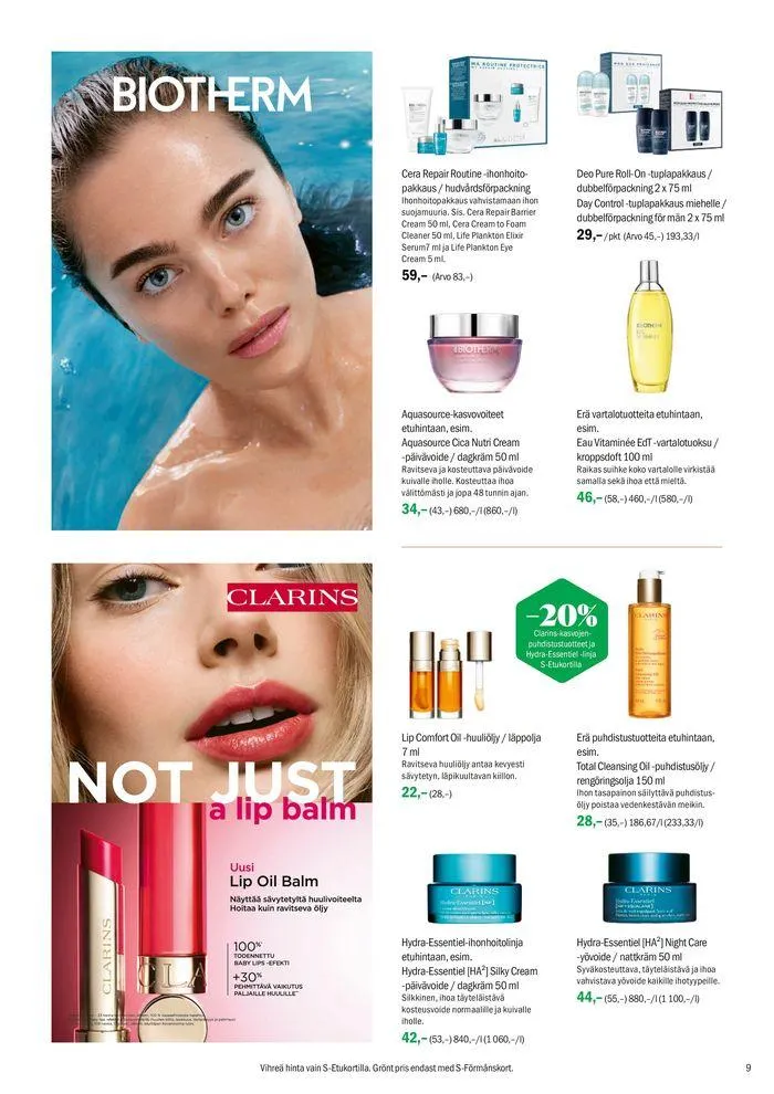 Kuvasto elokuu 2024 voimassa alkaen 29. heinäkuuta - 1. syyskuuta 2024 - Tarjouslehti sivu 9