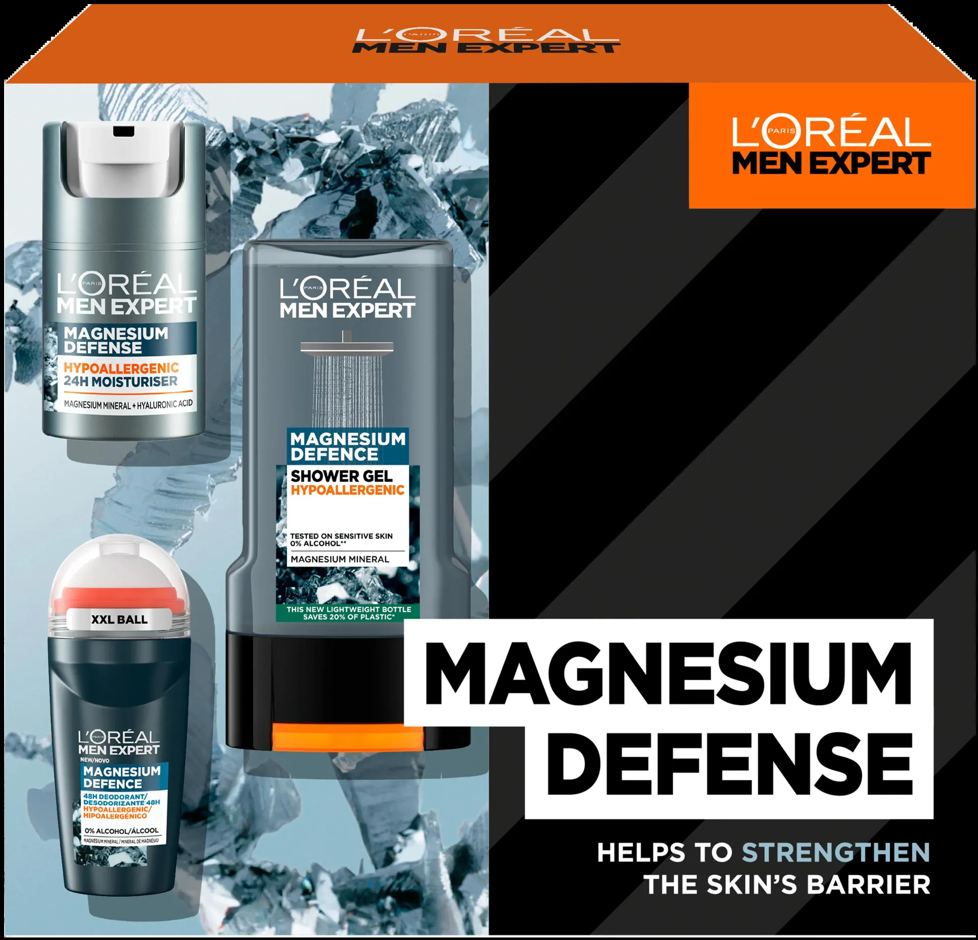 L'Oréal Paris Men Expert Magnesium Defense lahjapakkaus