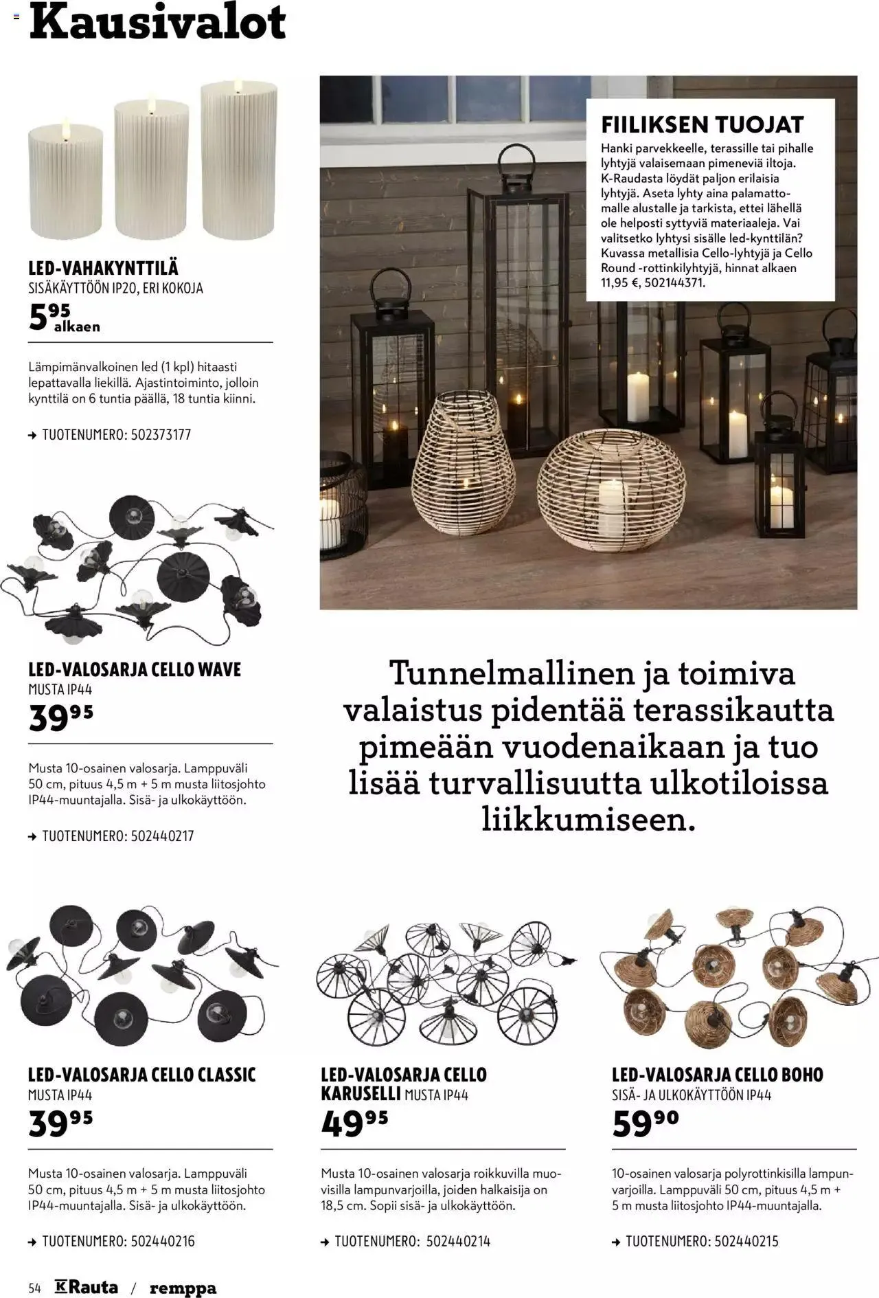 K-Rauta tarjoukset voimassa alkaen 8. tammikuuta - 5. helmikuuta 2024 - Tarjouslehti sivu 54