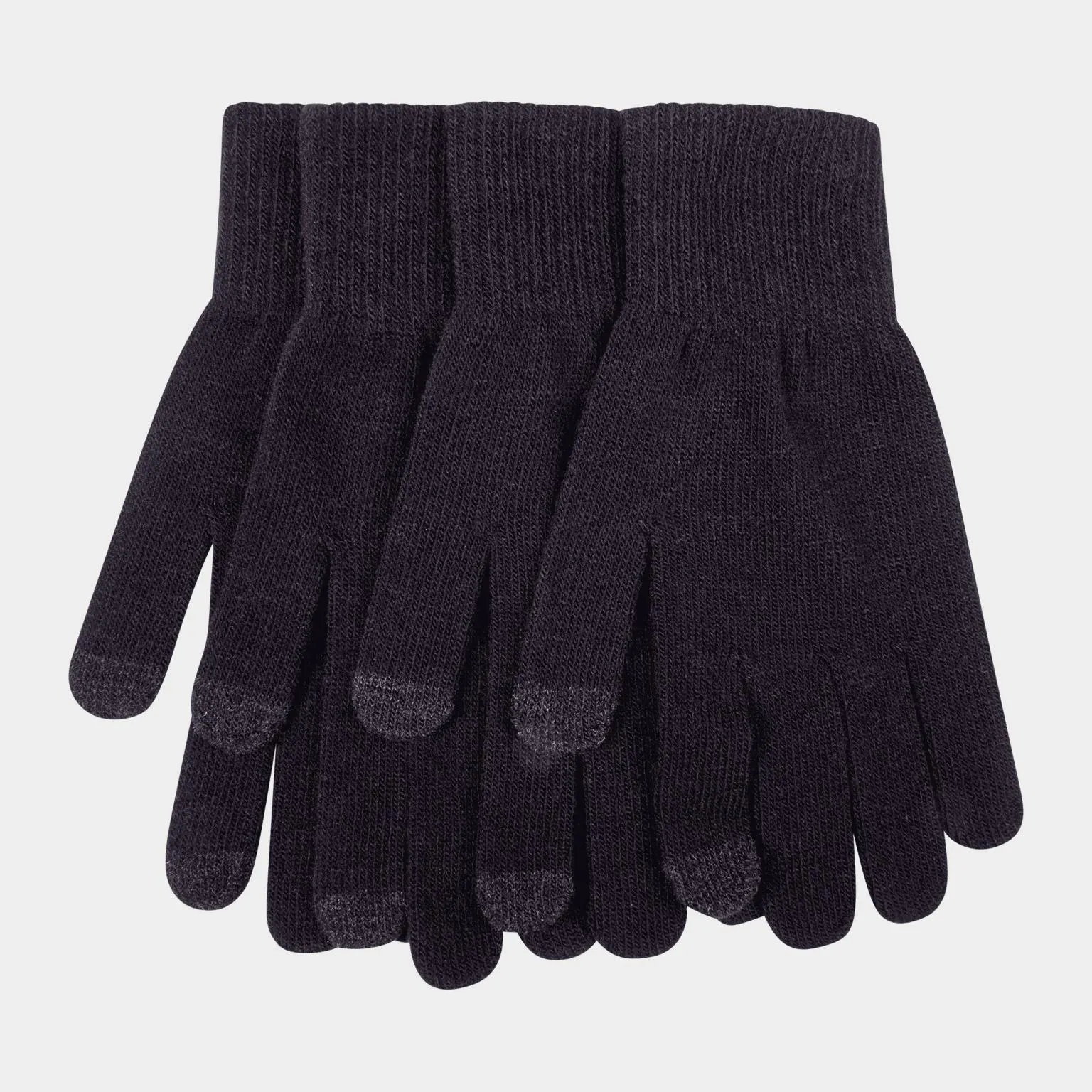 Rosnos smarttouch glove 2-pack, käsineet - Musta