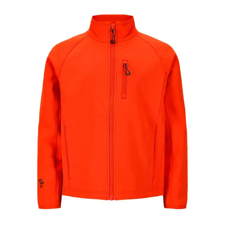 Loen Softshell Jacket, nuorten softshell-takki, Oranssi