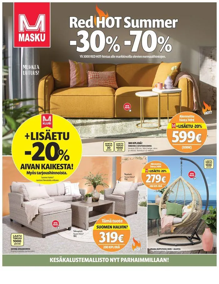 Red hot summer -30% -70% - 1